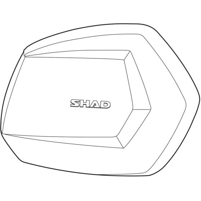 SHAD COUVERCLE DROIT SH35 ALUMINIUM
