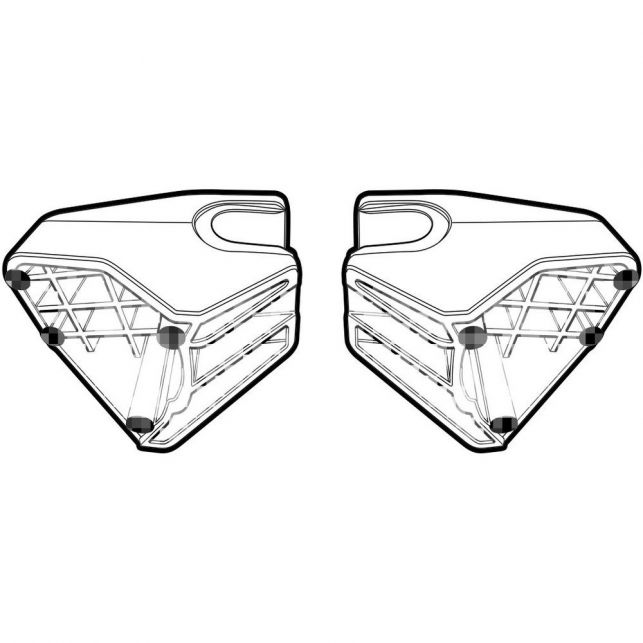 SHAD SET 3ER POINT FIXATION SH36