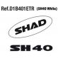 SHAD KIT AUTOCOLLANTS SH40 2011