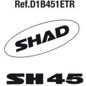 SHAD Kit Autocollants SH45 2011
