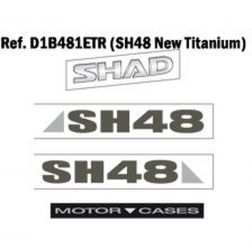 SHAD AUTOCOLLANTS SH48 GRIS FONCÉ
							  		