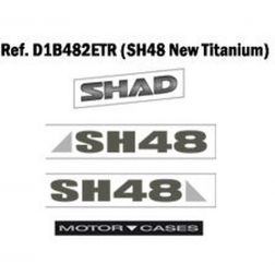 SHAD AUTOCOLLANTS SH48 GRIS TITANIUM
							  		