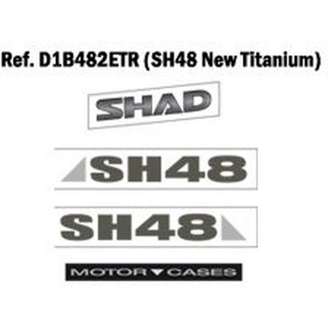 SHAD AUTOCOLLANTS SH48 GRIS TITANIUM