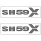 SHAD KIT AUTOCOLLANTS SH59X