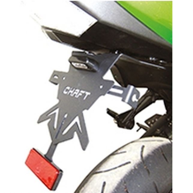SUPPORT DE PLAQUE CHAFT Z750 2007-2012/ Z1000 2007-2009
