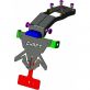SUPPORT DE PLAQUE CHAFT Z650 ET NINJA 650 2017