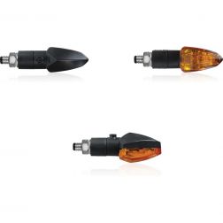 Clignotants Homologués Chaft Tinny Noir/Orange
							  		