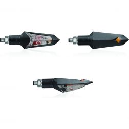 Clignotants Homologués Chaft Trooper Noir / Fumé
							  		