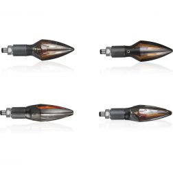 Clignotants Chaft Thunder Noir/Fumé
							  		