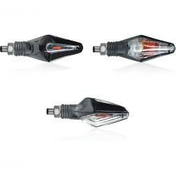 CLIGNOTANTS CHAFT SLIVER NOIR/BLANC
							  		