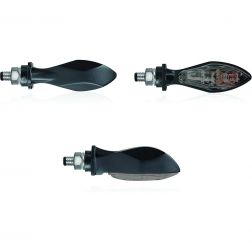 Clignotants Homologués Chaft Scoop Noir / Fumé
							  		