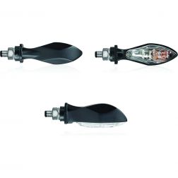 Clignotants Homologués Chaft Scoop Noir / Blanc
							  		
