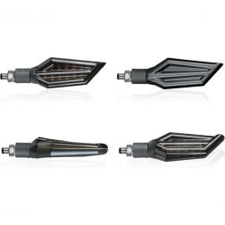 CLIGNOTANTS À LED CHAFT SÉQUENTIEL 2.0 RETURN NOIR/FUMÉ
							  		