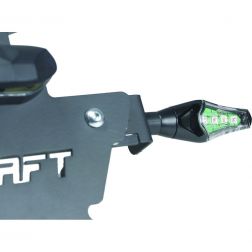 CLIGNOTANTS À LED CHAFT HECKER CARBON/FUMÉ
							  		