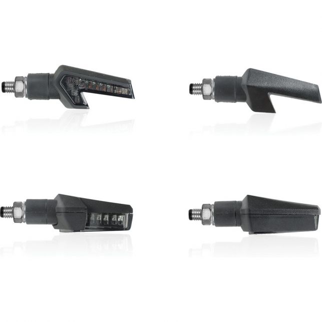 CLIGNOTANTS À LED CHAFT DAYLIGHT NOIR/FUMÉ