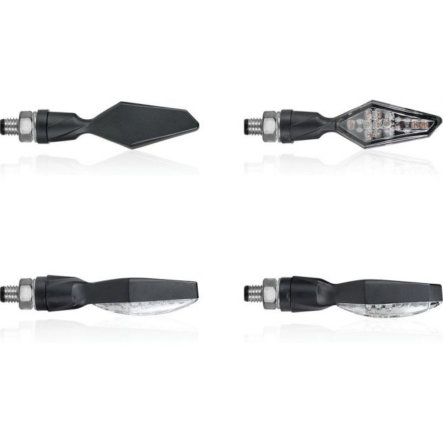 CLIGNOTANTS À LED CHAFT DRAFT NOIR/TRANSPARENT