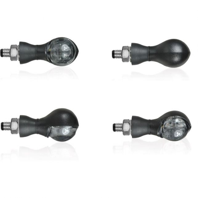 CLIGNOTANTS À LED CHAFT BALL NOIR/FUMÉ