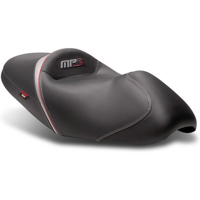 SELLE CONFORT SHAD PIAGGIO MP3 NOIR/ROUGE