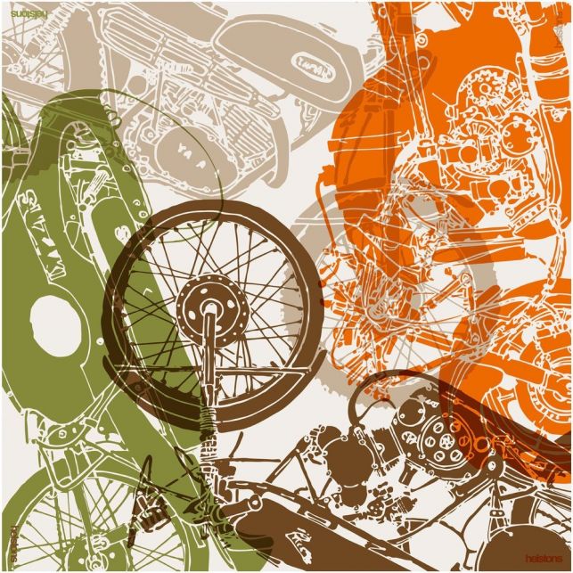 FOULARD HELSTON'S SCARF FIESTA TISSU