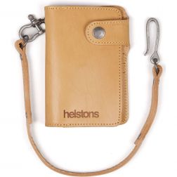 Portefeuille Helstons Moon Wallet + Lacet Cuir
							  		