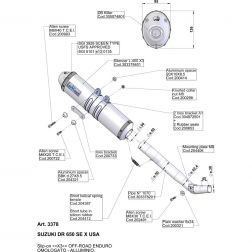 SILENCIEUX LEOVINCE X3 ALUMINUM 3378
							  		