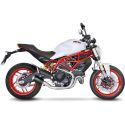 Silencieux LEOVINCE LV-10 BLACK INOX DUCATI 800 SCRAMBLER ICON - CLASSIC / CAFE RACER CLASSIC FULL THROTTLE / MONSTER 797 2015