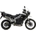 Silencieux LEOVINCE LV ONE INOX TRIUMPH 800 TIGER 2011 2016