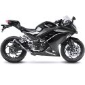 Silencieux LEOVINCE LV-10 BLACK INOX KAWASAKI Z250 / NINJA 250 R / Z300 / NINJA 300 R 2013 2016