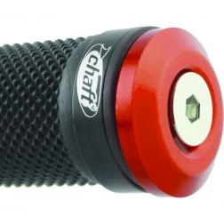Embouts de Guidon Chaft Universel Rouge
							  		