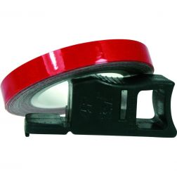FILETS DE JANTES CHAFT ROUGE REFLECHISSANT AVEC APPLICATEUR
							  		