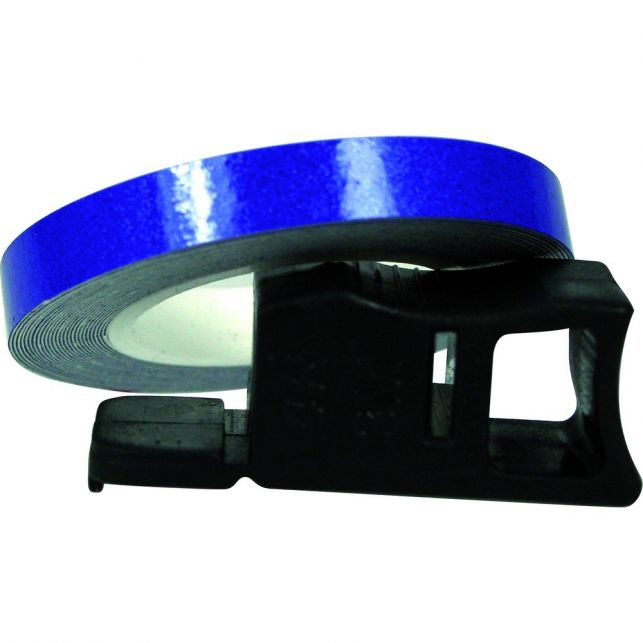 FILETS DE JANTES CHAFT BLEU REFLECHISSANT AVEC APPLICATEUR