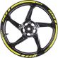 FILETS DE JANTES CHAFT DELUXE NEW JAUNE