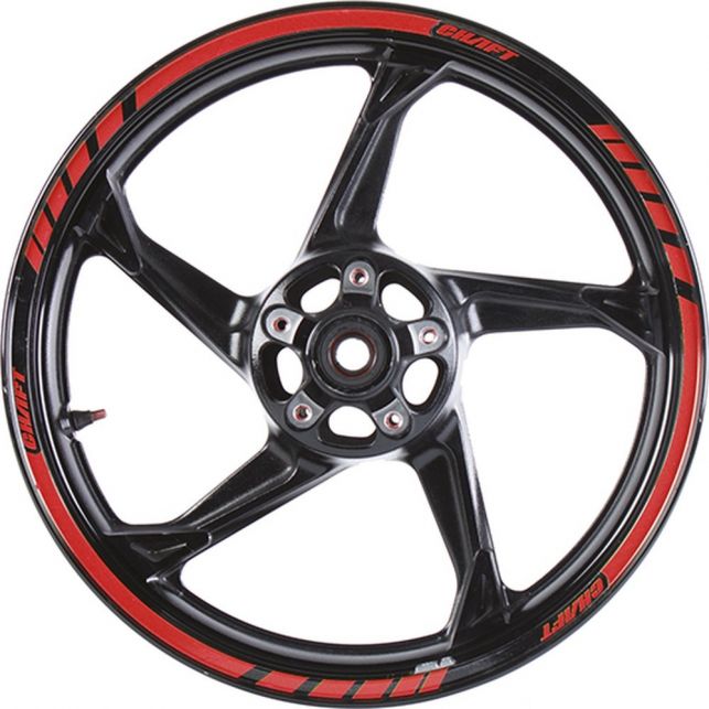 FILETS DE JANTES CHAFT DELUXE NEW ROUGE
