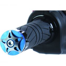 Embouts de Guidon Chaft Trip Bleu
							  		