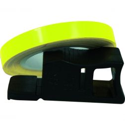 FILETS DE JANTES CHAFT JAUNE FLUO AVEC APPLICATEUR
							  		