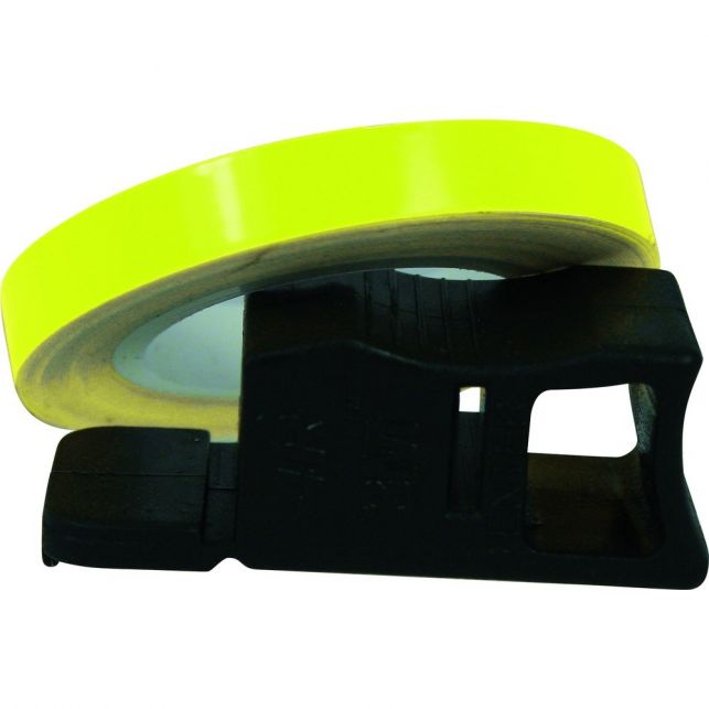 FILETS DE JANTES CHAFT JAUNE FLUO AVEC APPLICATEUR