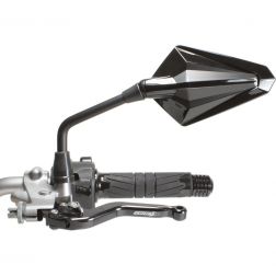 Rétroviseur Homologué Réversible Chaft Glory Noir/Noir Mat
							  		