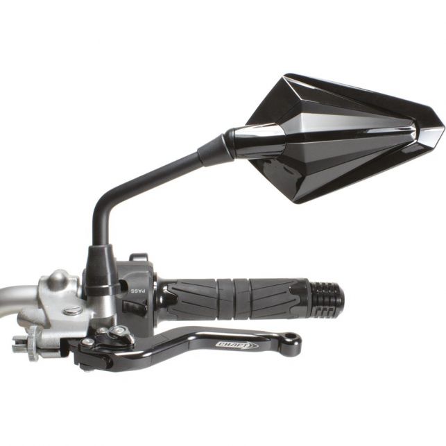 Rétroviseur Homologué Réversible Chaft Glory Noir/Noir Mat