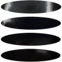 4 Stickers CHAFT Réfléchissants Noir