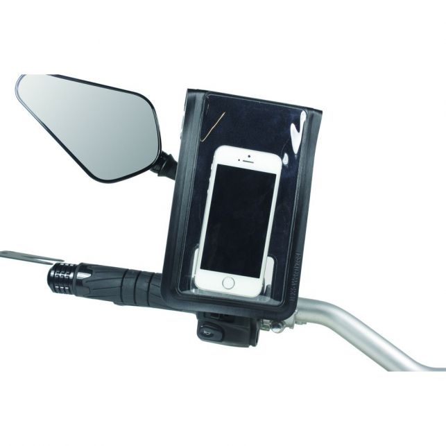 SUPPORT CHAFT POUR SMARTPHONE À FIXER À LA TIGE DU RÉTROVISEUR
