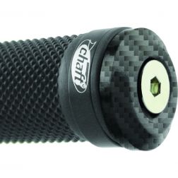 Embouts de Guidon Chaft Universel Carbon
							  		