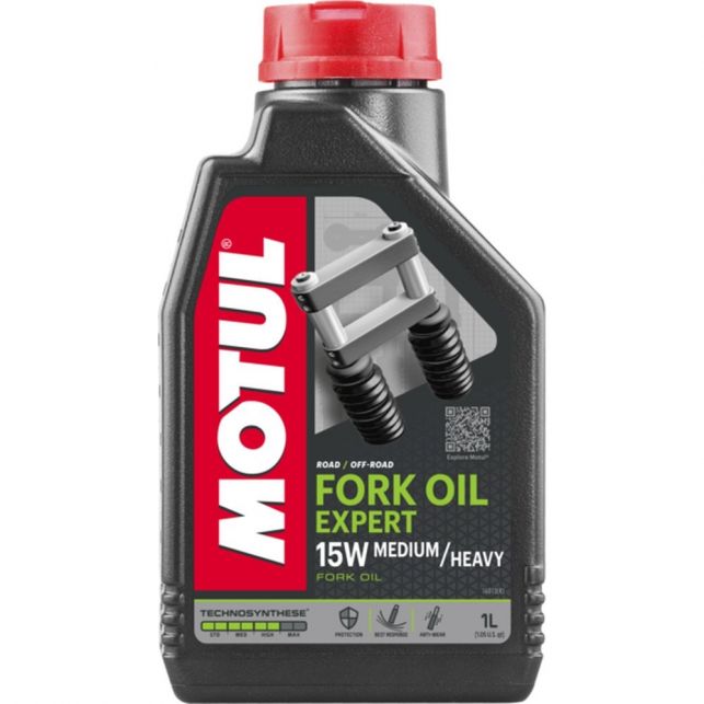 HUILE DE FOURCHE MOTUL FORK OIL EXP M/H 15W 1L