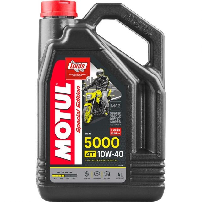 HUILE MOTEUR MOTUL 5000 10W40 4T 4L
