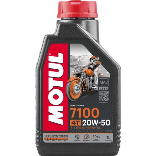 HUILE MOTEUR MOTUL 7100 20W50 4T 1L