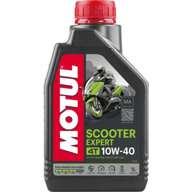 HUILE MOTEUR MOTUL SCOOTER EXPERT 4T 10W40 MA 1L