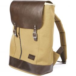 Sac à dos Helstons Toile-Cuir
							  		