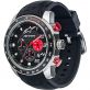 MONTRE ALPINESTARS TECH WATCH MULTIFUNCTION SILVER CASE BLACK SILICON