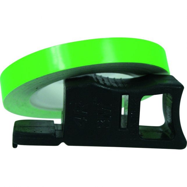 FILETS DE JANTES CHAFT VERT FLUO AVEC APPLICATEUR