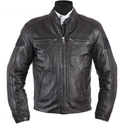 Blouson Helstons Ace Cuir Rag
							  		