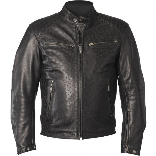 BLOUSON HELSTON'S CLASSICO CUIR BUFFLE PERFO